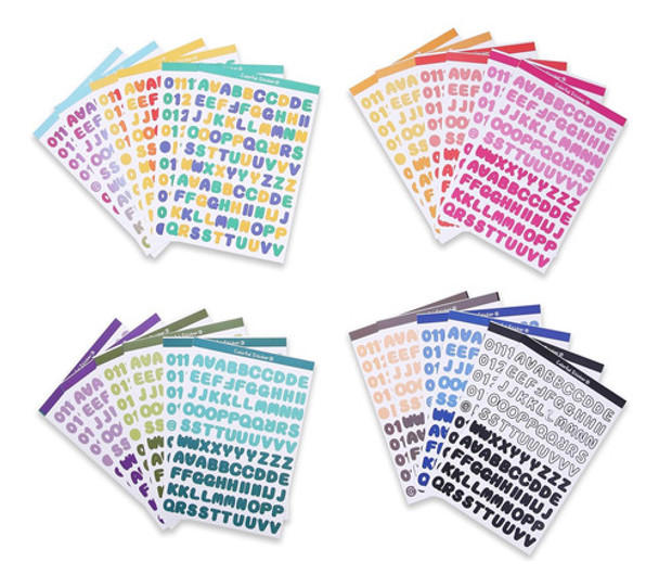 Etiquetas Adhesivas Coloridas, 13 Cm, Para Manualidades 0