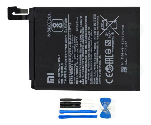 Bateria P/ Xiaomi Redmi Note 6 Pro Bn48 0