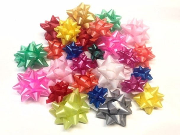 Moños Estrella Nro 2 X 50 Unidades Surtidos Autoadhesivos 0