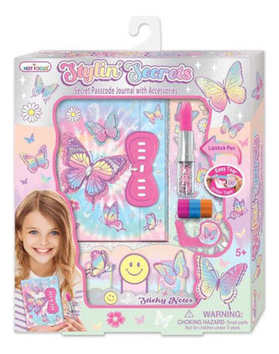 Diario Íntimo Secreto C/ Código + Pegatinas Y Cintas Brillos 0