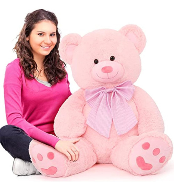Morismos Oso De Peluche Gigante Rosa De 47 0 Morismos Oso De Peluche Gigante Rosa De 47 0