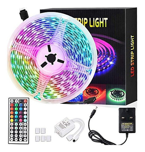 Tiras De Luces Led 16.4ft 5m Kits De Tiras De Luz A Prueba D 0