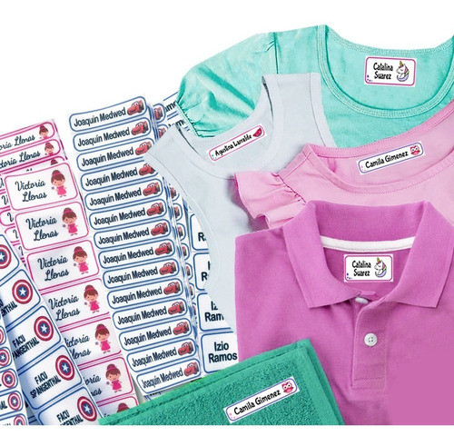 Etiquetas Cintas Personalizadas Ropa Uniformes Sin Coser Pak 0