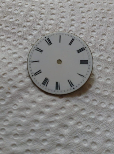 Cuadrante Para Reloj Colgante De Dama Esmaltado. 0