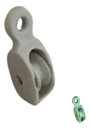 4 Roldanas Plásticas Tender Tendedero Polea Soga 0