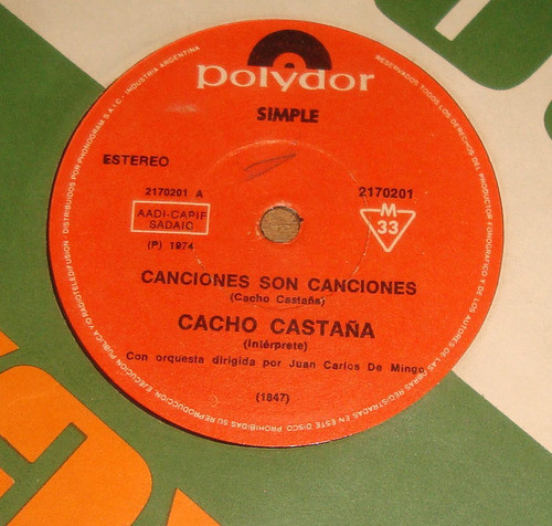 Cacho Castaña Canciones Son Canciones Simple 0