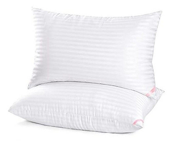 Almohadas De Cama 50 De Fibra Hueca Y 50 De Fibra De Gel 0