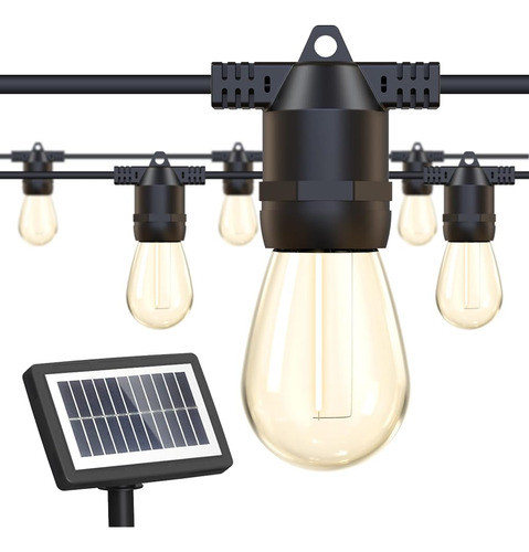 Guntsous 29ft Solar Outdoor Lights, Ip65 Solar Lights Outdoo 0