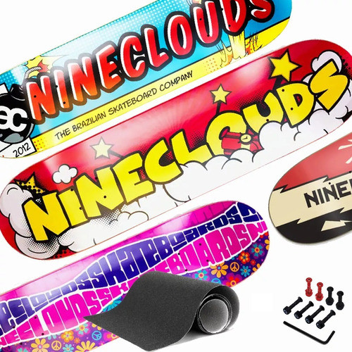 Shape Nineclouds 8.0 Shn Blue + Pf Base + Lixa Emborrachada 0