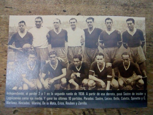 Recorte Independiente Segunda Rueda De 1938 0