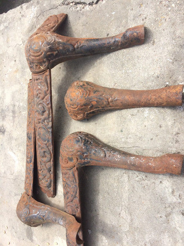 Patas Hierro Fundido Antigua Cocina 0