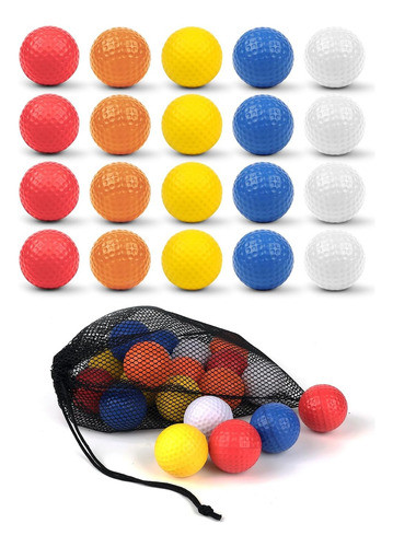Duskeep Paquete 20 Pelotas Práctica Golf Espuma, Pelotas 42 0