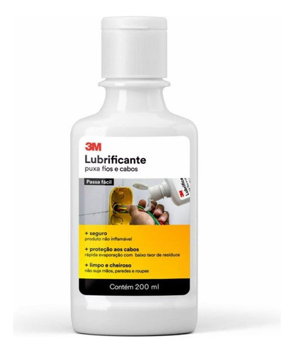 Lubrificante Para Puxamento De Fios E Cabos 200 Ml 3m 0