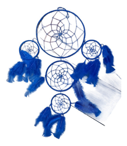 Atrapasueños De Plumas 5 Aros 0