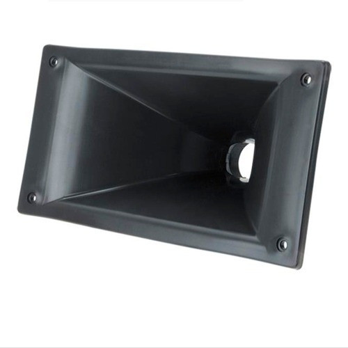 01 Corneta Plastica Retangular Preta Lc-100 - 01 Preta Peça 0