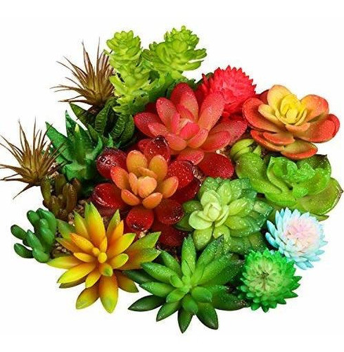 18 Piezas De Plantas Suculentas Artificiales Surtidas Planta 0