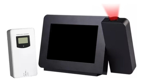 Estación Meteorológica Reloj Despertador Proyector Digital 0