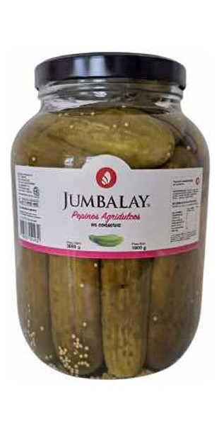 Pepinos Agridulces - Jumbalay - Frasco Vidrio 2,9 Kg. 0