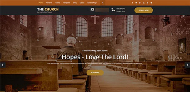 Tema Wordpress Perfeito Para Igrejas 0
