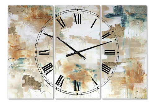 Designq 'gilded Daydreams' Reloj De Pared Moderno De Gran Ta 0