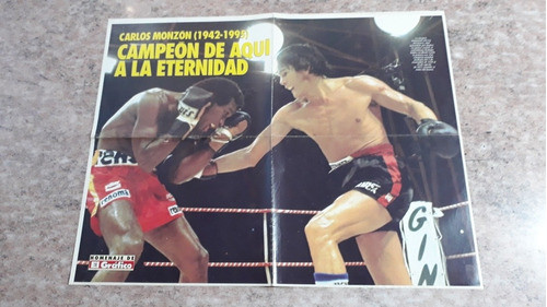 Póster Carlos Monzón 1995 Impecable 0