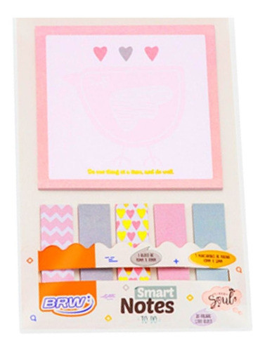 Marcadores Smart Notes To Do Love 20 Folhas Cada Brw 0