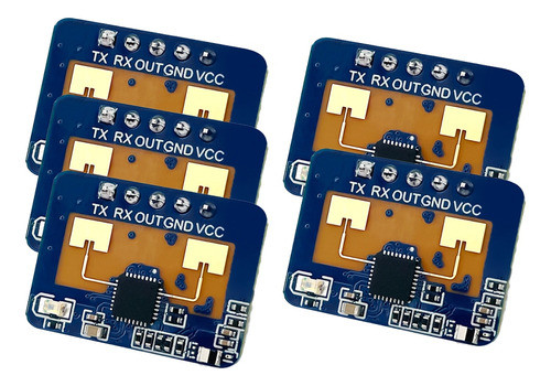 Sensor 5 Unidades 24g Mmwave Hlk-ld2410c Conjunto De Radar D 0