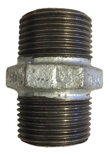 Niple Con Tuerca Galvanizado 1 Pulgada 0