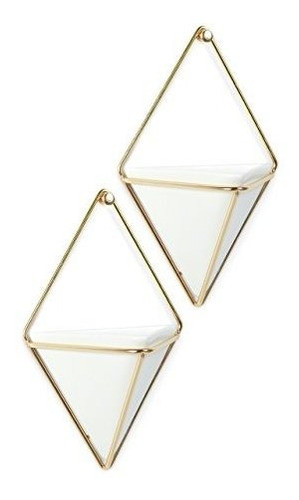 Vasija Para Pared Umbra Trigg Laton Metal 0
