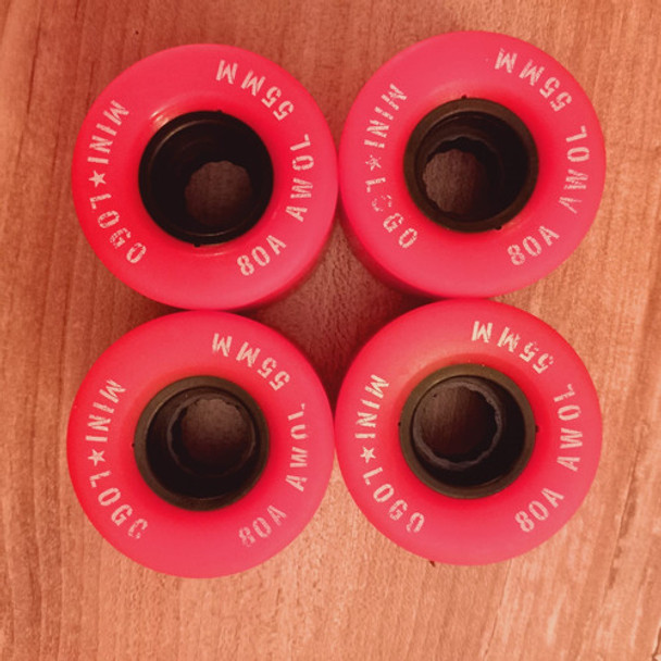 Ruedas Skate Mini Logo A.w.o.l. 55mm. / 78a, Impecables. 0