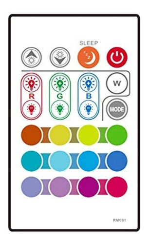 Control Remoto De 24 Teclas Para Tiras De Luces Led Myplus 0