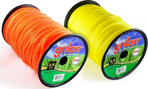 Tanza Bordeadora Redonda 1.5mm Amarilla Grilon Bobina 450mt 0
