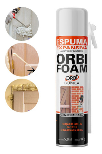Espuma Expansiva Orbi Foam 500ml 0