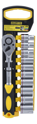 Juego De Bocallaves 11 Piezas Enc 1/2  Crossmaster Pulgadas 0