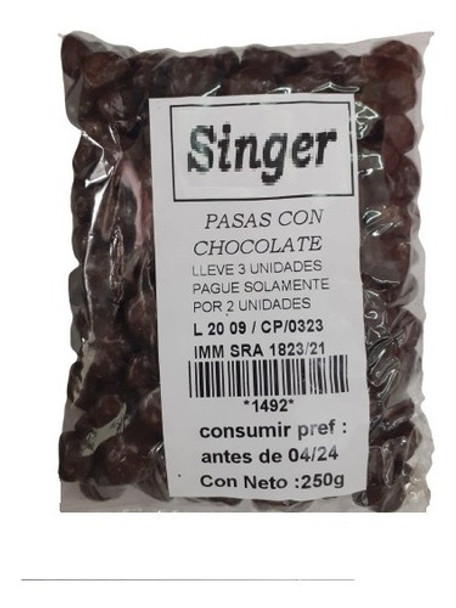 Pasas Con Chocolate 250g Compre 3 Pague Solo Por 2 0 Pasas Con Chocolate 250g Compre 3 Pague Solo Por 2 0