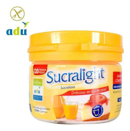 Sucralight En Polvo 120 Grs Apto Para Cocinar Aprobado Adu 0