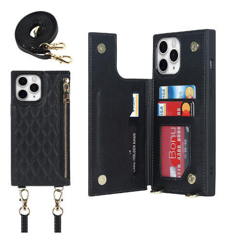 Funda Jaorty Para iPhone 11 Pro Max-negro Con Textura 0