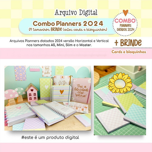 Arquivo Digital Combo Planners 2024 - Horizontal E Vertical 0