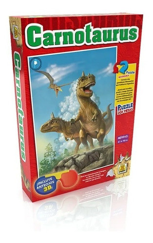Puzzle Reversible Carnotaurus Implas 3d Sharif Express 0