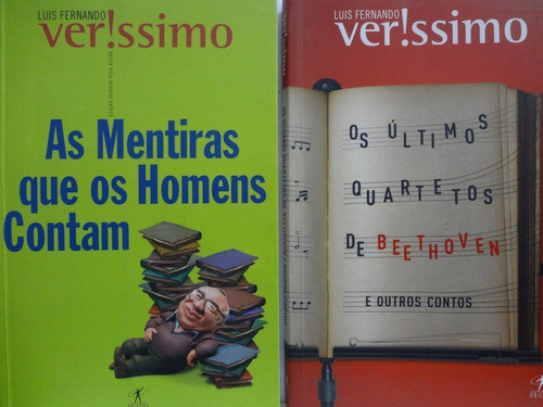 2 Livros Luis F Verissimo Últimos Quartetos De Beethoven + 1 0