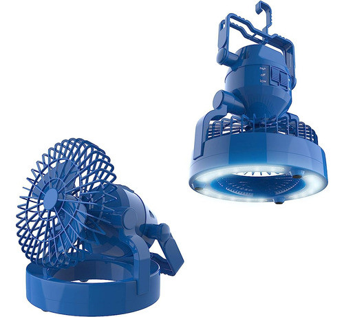 2 En 1 Linterna De Camping Portátil Con Ventilador De Techo: 0