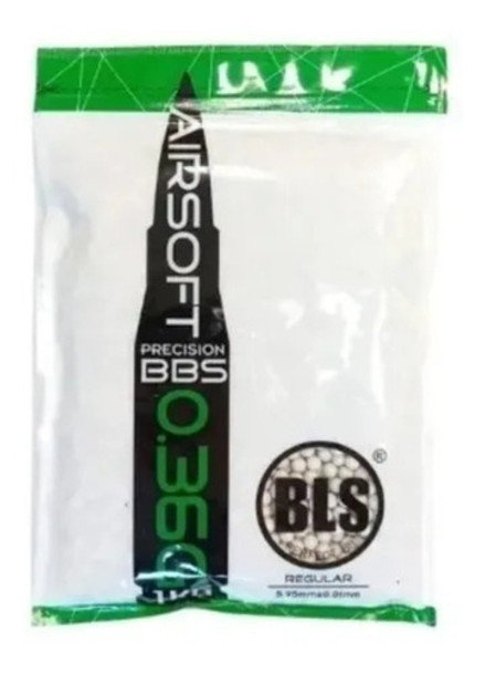 Balines 6mm Airsoft Bbs 0.36g Bls Precision Ivory 1 Kg 0