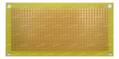 Plaqueta Pcb Experimentales Perforada Fr4 Epoxi 10x5cm 0