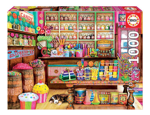 Puzzle Rompecabeza Tienda Dulces Caramelos 1000 Piezas Educa 0