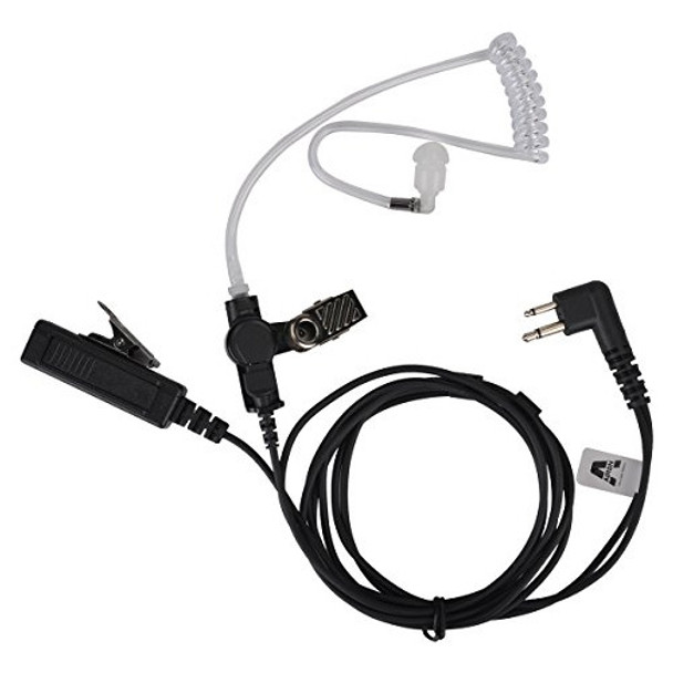 Airsn 2 Pin Auricular Acústico Transparente Earpieceheadset 0