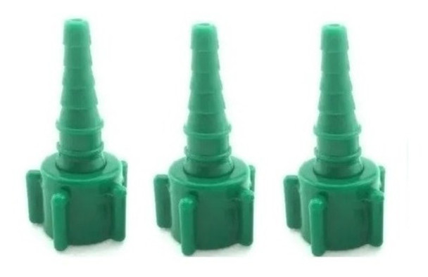 Bico Para Saída De Fluxômetro Para Oxigênio (niple) Kit 3 Pç 0