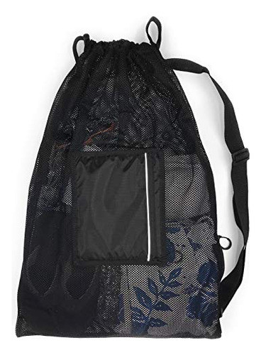 La Bolsa Grande De Malla Con Cordón Para La Natación Mejor P 0