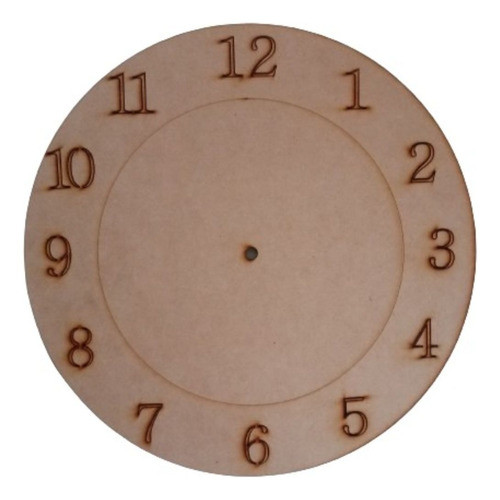 Cuadrantes   Para Reloj En Fibrofacil 29 Cm Diam 0