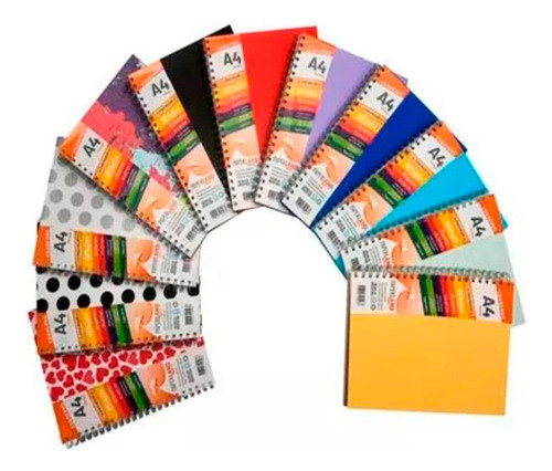 Cuaderno Hojas Lisas A5(15x21) 80gr Tapa Carton 96h 0