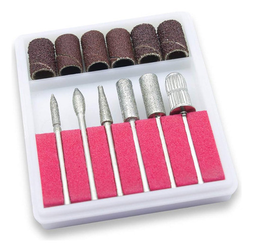 Brocas E Refil P/ Lixadeira De Unhas - Kit Contém 6 Unidades 0